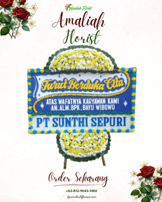 Papan Bunga Duka di Kolawa